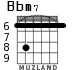 Bbm7 для гитары - вариант 4