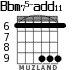 Bbm75-add11 для гитары - вариант 3