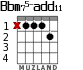Bbm75-add11 для гитары - вариант 1