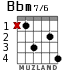 Bbm7/6 для гитары - вариант 1