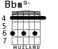 Bbm9- для гитары - вариант 1