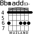Bbmadd13- для гитары - вариант 3