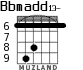 Bbmadd13- для гитары - вариант 5
