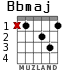 Bbmaj для гитары - вариант 2