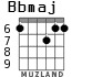 Bbmaj для гитары - вариант 6