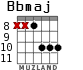 Bbmaj для гитары - вариант 7