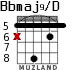 Bbmaj9/D для гитары - вариант 2
