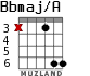 Bbmaj/A для гитары - вариант 5
