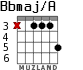 Bbmaj/A для гитары - вариант 1
