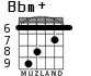 Bbm+ для гитары - вариант 1
