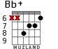 Bb+ для гитары - вариант 5