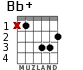 Bb+ для гитары - вариант 1
