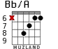 Bb/A для гитары - вариант 6