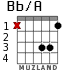 Bb/A для гитары - вариант 1