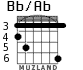 Bb/Ab для гитары - вариант 3