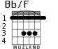 Bb/F для гитары - вариант 1