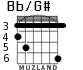 Bb/G# для гитары - вариант 3