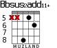 Bbsus2add11+ для гитары - вариант 4