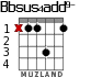 Bbsus4add9- для гитары - вариант 2