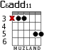 C6add11 для гитары - вариант 1