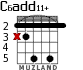 C6add11+ для гитары - вариант 2