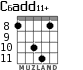 C6add11+ для гитары - вариант 9
