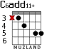 C6add11+ для гитары - вариант 1
