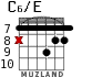 C6/E для гитары - вариант 7