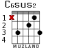 C6sus2 для гитары - вариант 2