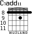 C7add11 для гитары - вариант 5