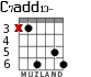 C7add13- для гитары - вариант 3