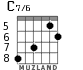 C7/6 для гитары - вариант 3