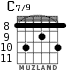 C7/9 для гитары - вариант 9