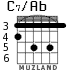 C7/Ab для гитары - вариант 1