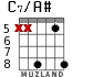 C7/A# для гитары - вариант 5