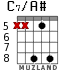 C7/A# для гитары - вариант 6