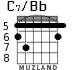 C7/Bb для гитары - вариант 4