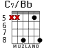 C7/Bb для гитары - вариант 5