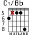 C7/Bb для гитары - вариант 7