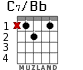 C7/Bb для гитары - вариант 1