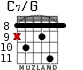 C7/G для гитары - вариант 5