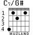C7/G# для гитары - вариант 2