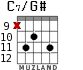 C7/G# для гитары - вариант 4