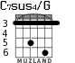 C7sus4/G для гитары