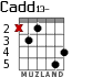Cadd13- для гитары - вариант 2
