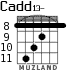 Cadd13- для гитары - вариант 6