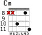 Cm для гитары - вариант 8