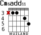 Cm6add11 для гитары - вариант 1