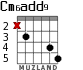 Cm6add9 для гитары - вариант 1