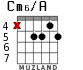 Cm6/A для гитары - вариант 3